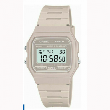 casio  F-91WC-4A blanco